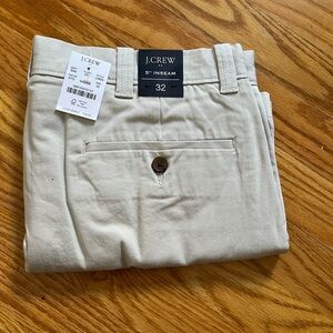 5” J.Crew Flex Chino Shorts - Stone Color - 32” waist
